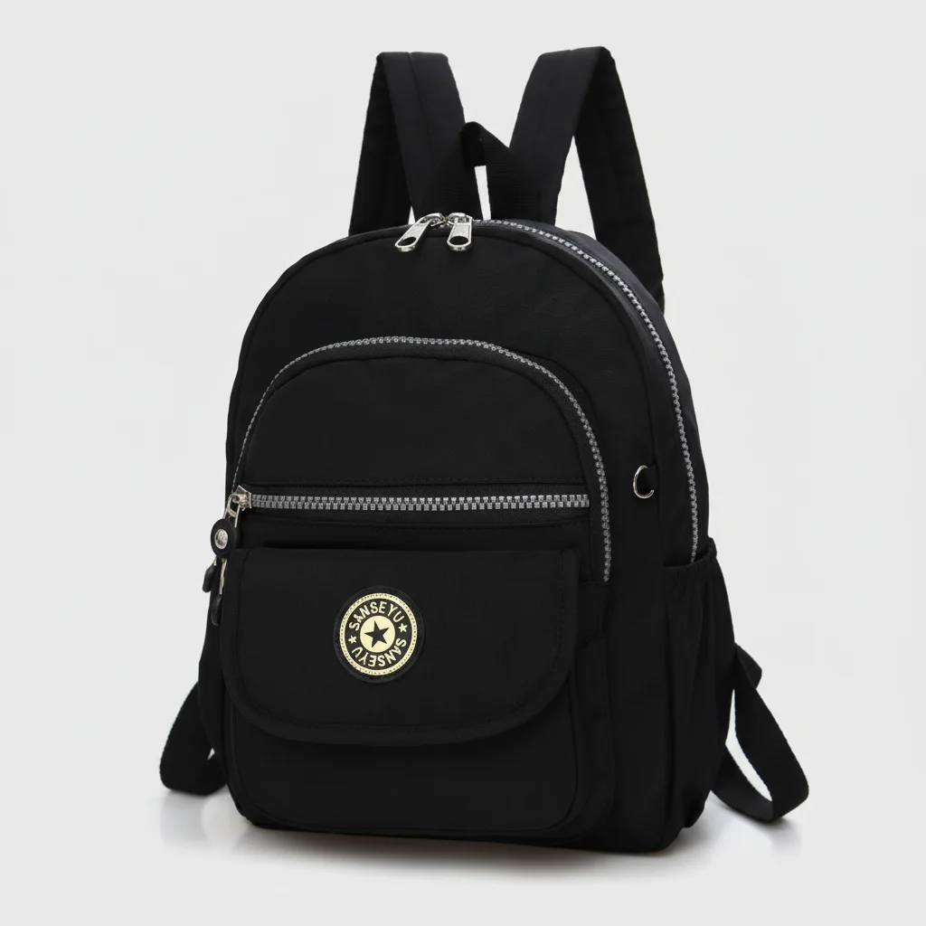 Mini sac à dos femme waterproof uni - Vue 10 - petit sac à dos