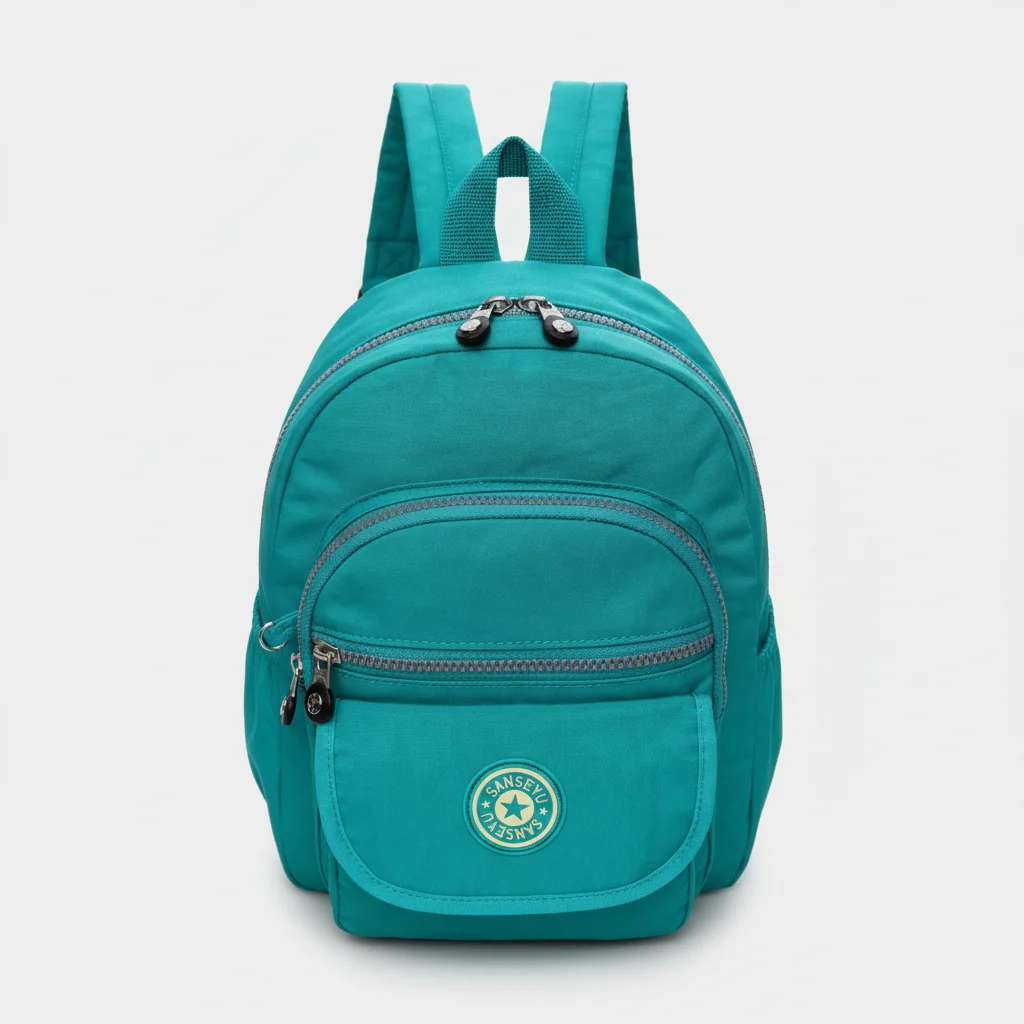 Mini sac à dos femme waterproof uni - Vue 3 - petit sac à dos