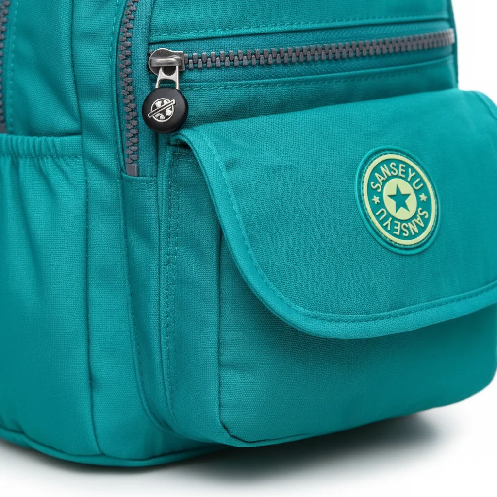 Mini sac à dos femme waterproof uni - Vue 4 - petit sac à dos