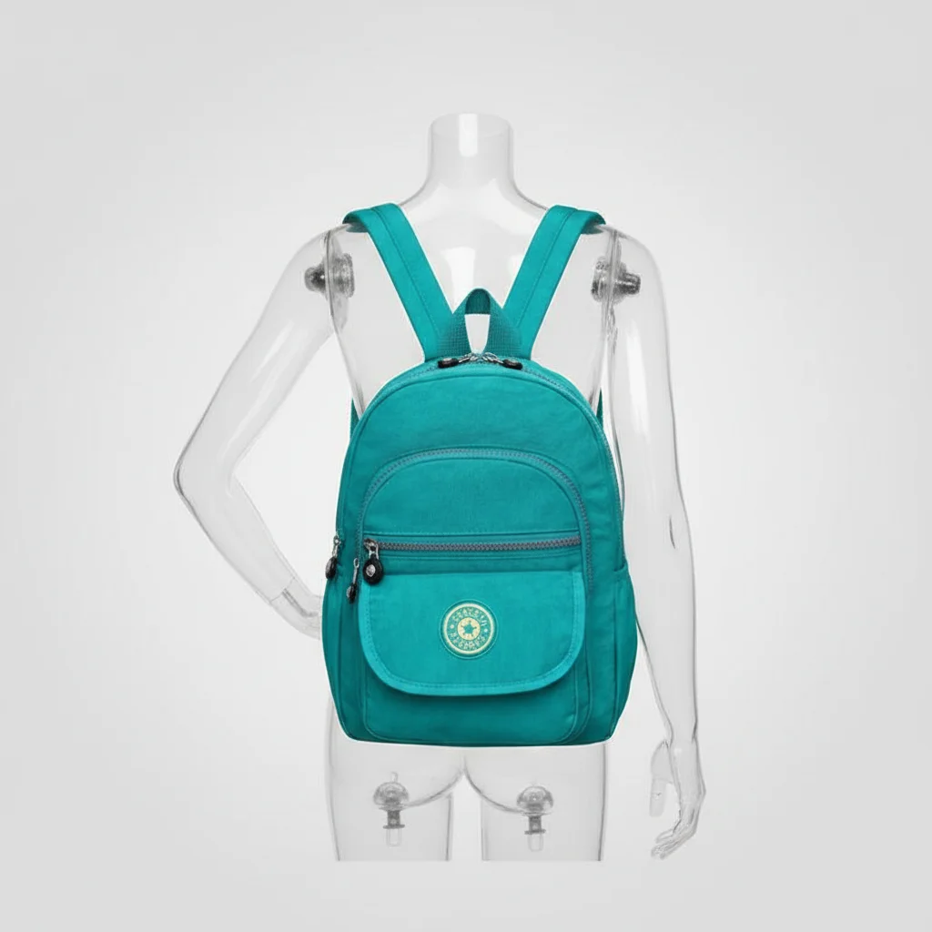 Mini sac à dos femme waterproof uni - Vue 5 - petit sac à dos