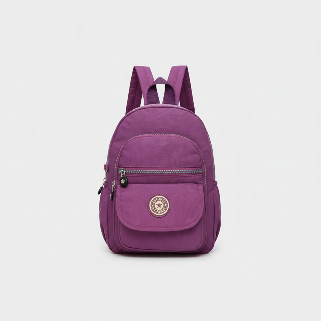 Mini sac à dos femme waterproof uni - Vue 6 - petit sac à dos