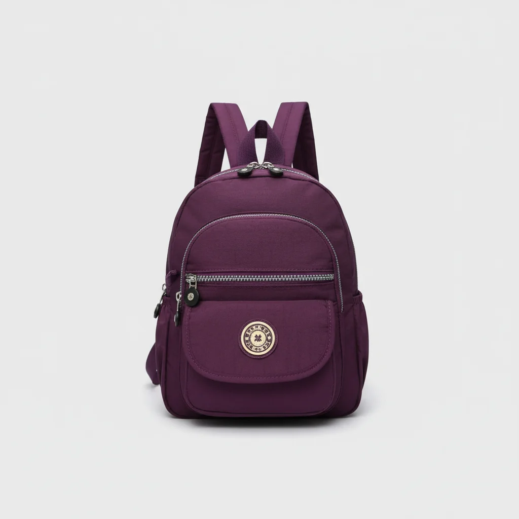 Mini sac à dos femme waterproof uni - Vue 7 - petit sac à dos