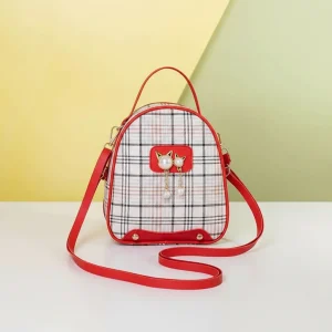 Petit sac à dos à carreaux polyvalent - Vue 2 - petit sac à dos