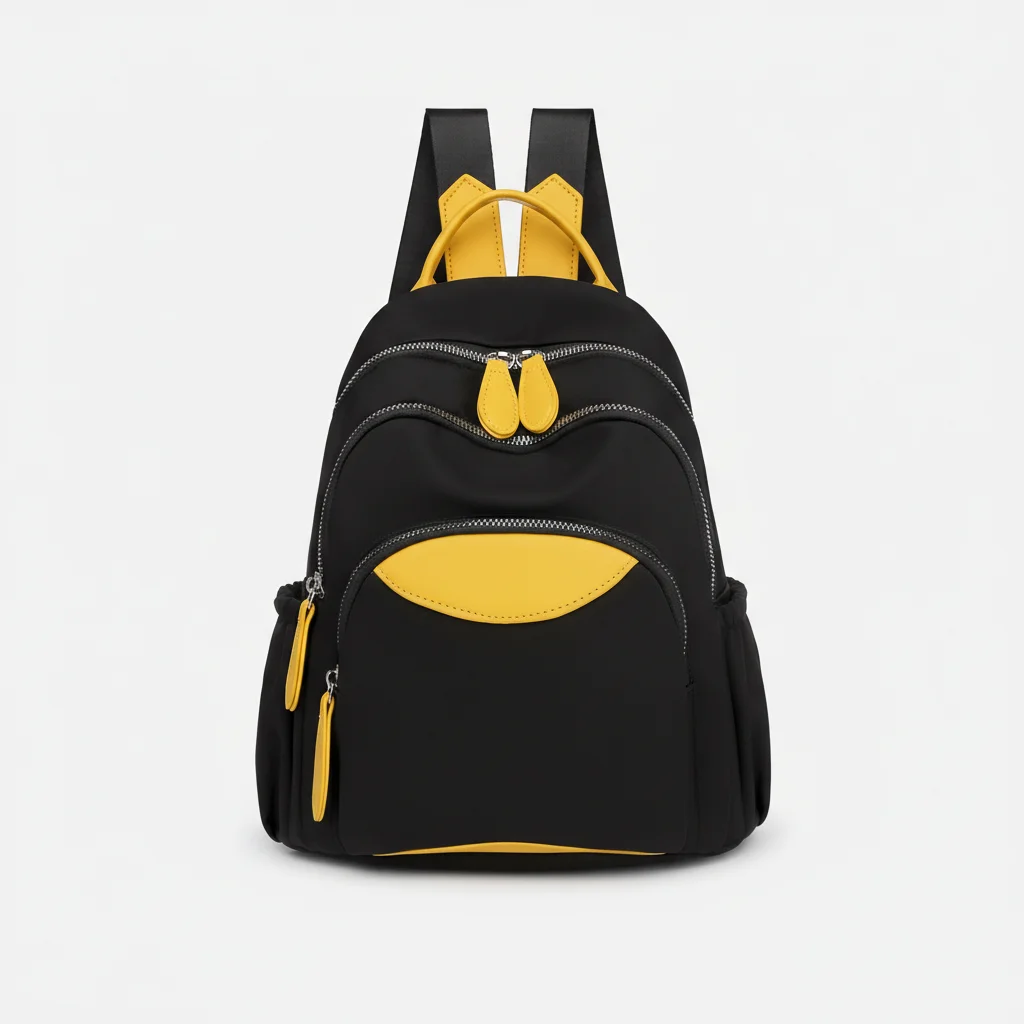 Petit sac à dos bicolore pour voyage - Vue 2 - petit sac à dos