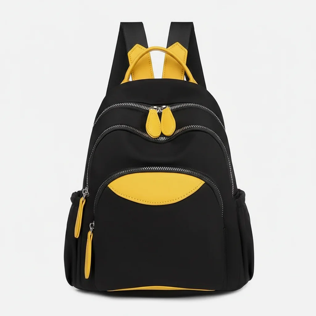 Petit sac à dos bicolore pour voyage - Vue 3 - petit sac à dos