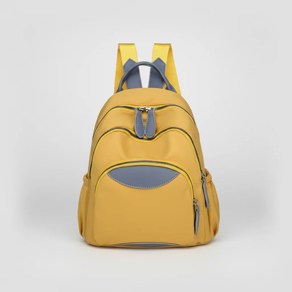 Petit sac à dos bicolore pour voyage - Vue 7 - petit sac à dos