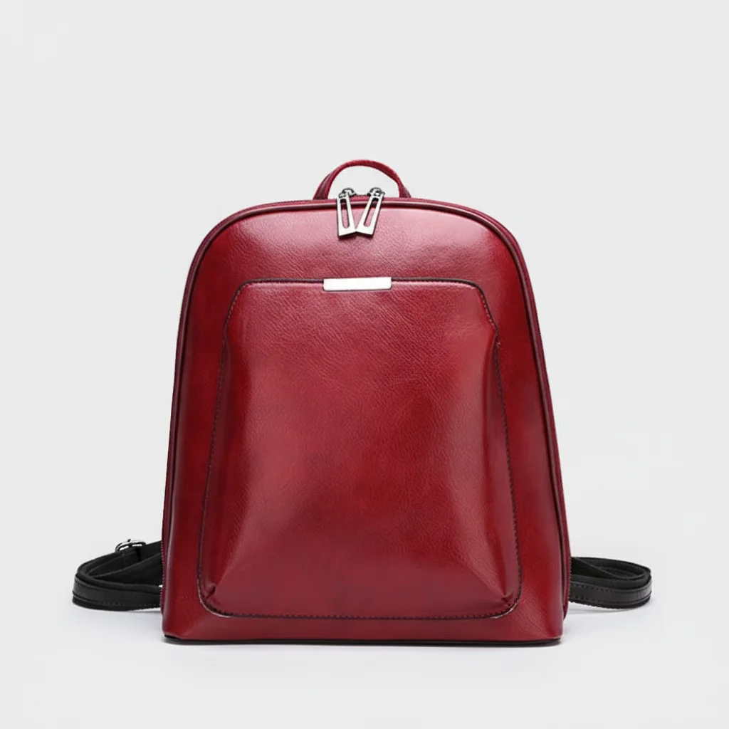 Petit sac à dos carré femme cuir - Vue 4 - petit sac à dos