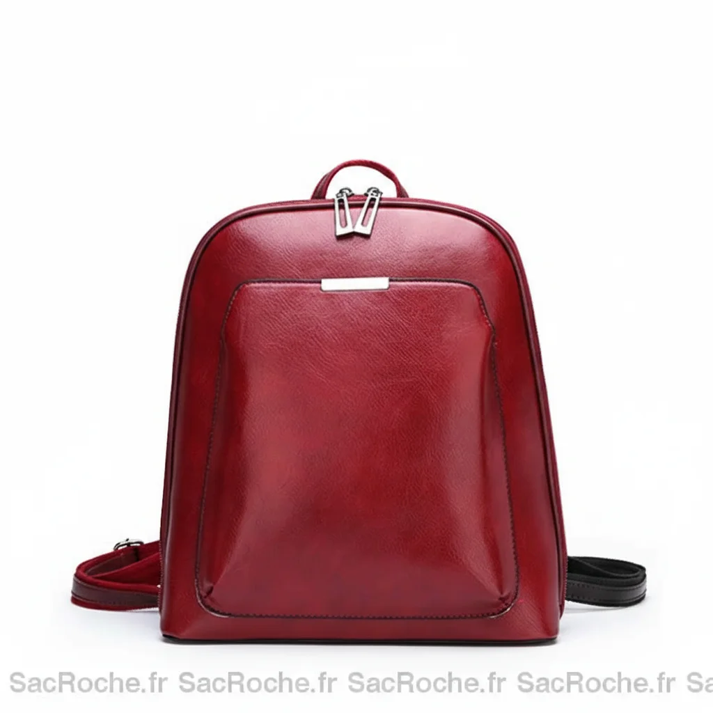 Petit sac à dos carré femme cuir - Vue 5 - petit sac à dos
