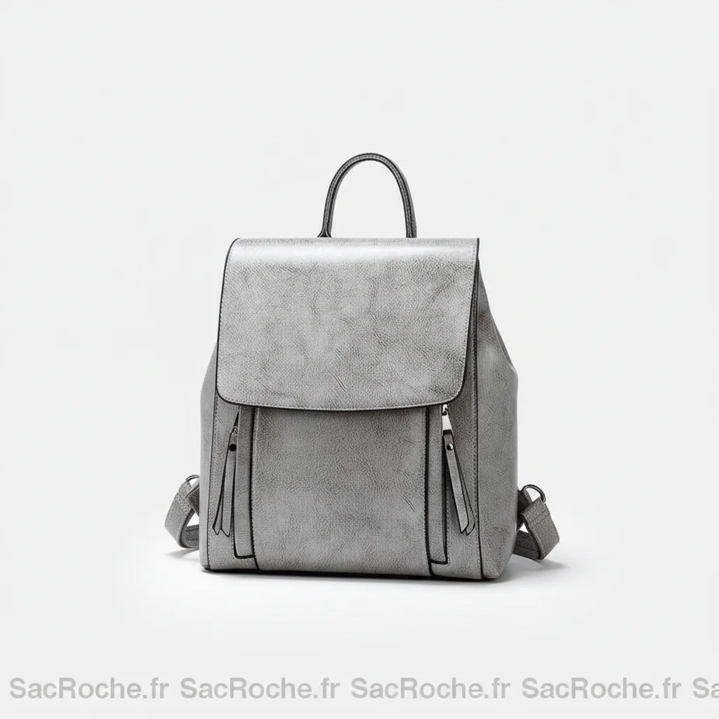 Petit sac à dos cuir femme bandoulière - Vue 4 - petit sac à dos