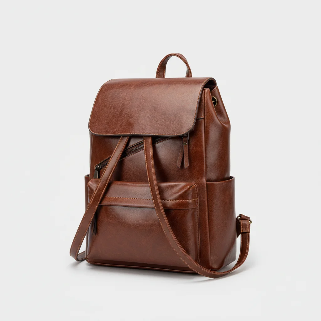 Petit sac à dos cuir femme bandoulière - Vue 5 - petit sac à dos