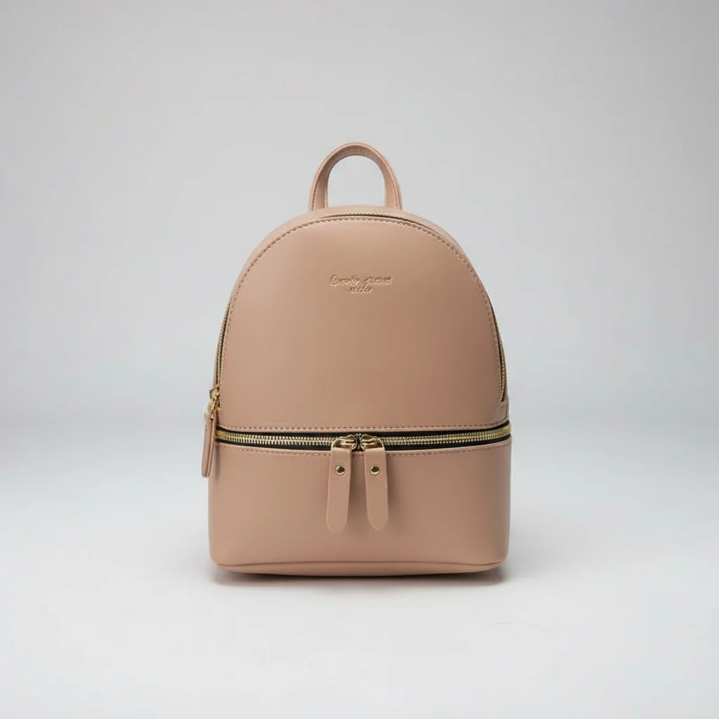 Petit sac à dos cuir femme noir élégant - Vue 11 - petit sac à dos