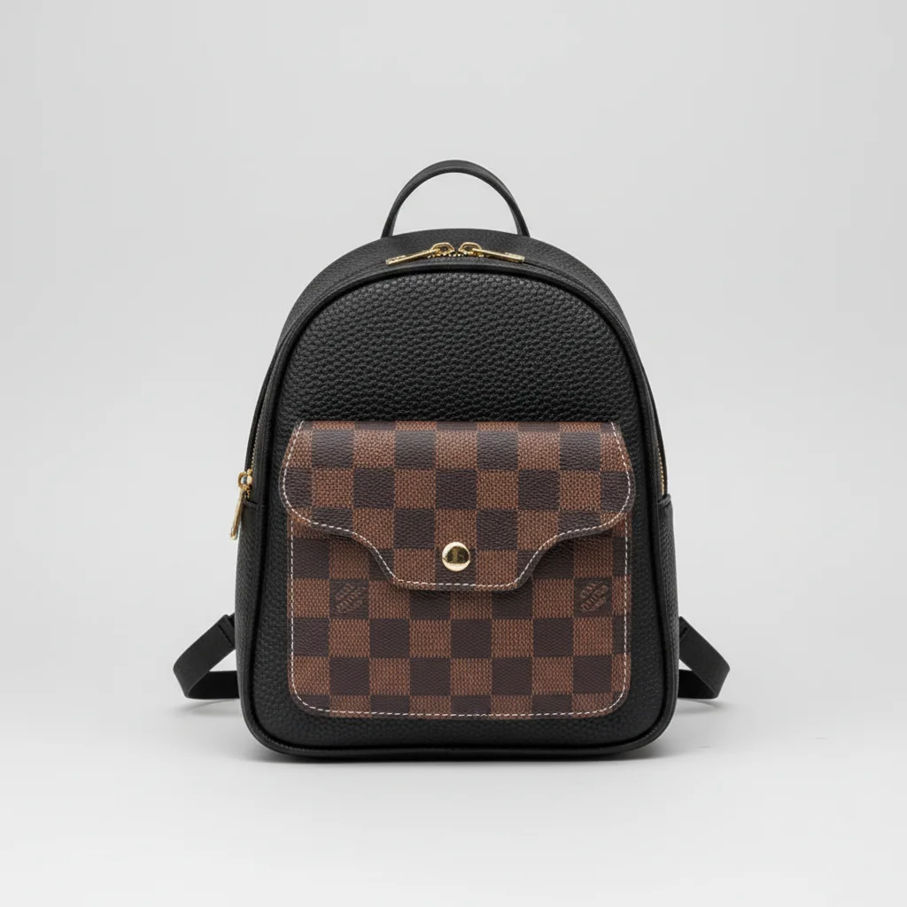 Petit sac à dos cuir femme polyvalent - Vue 1 - petit sac à dos