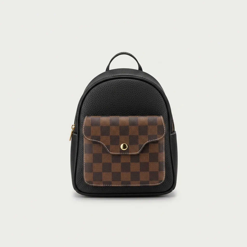 Petit sac à dos cuir femme polyvalent - Vue 2 - petit sac à dos