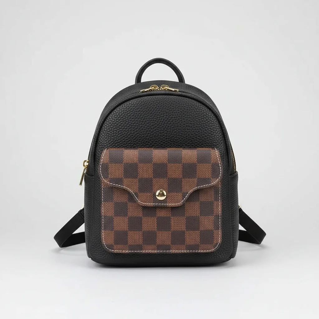 Petit sac à dos cuir femme polyvalent - Vue 5 - petit sac à dos