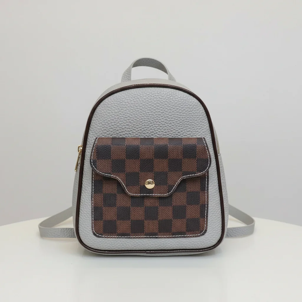 Petit sac à dos cuir femme polyvalent - Vue 7 - petit sac à dos
