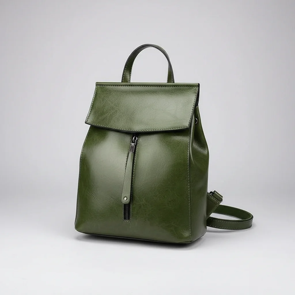 Petit sac à dos cuir femme vintage - Vue 1 - petit sac à dos