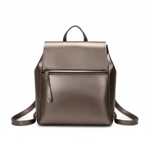 Petit sac à dos cuir polyvalent élégant - Vue 1 - petit sac à dos