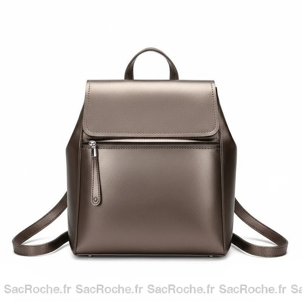 Petit sac à dos cuir polyvalent élégant - Vue 2 - petit sac à dos