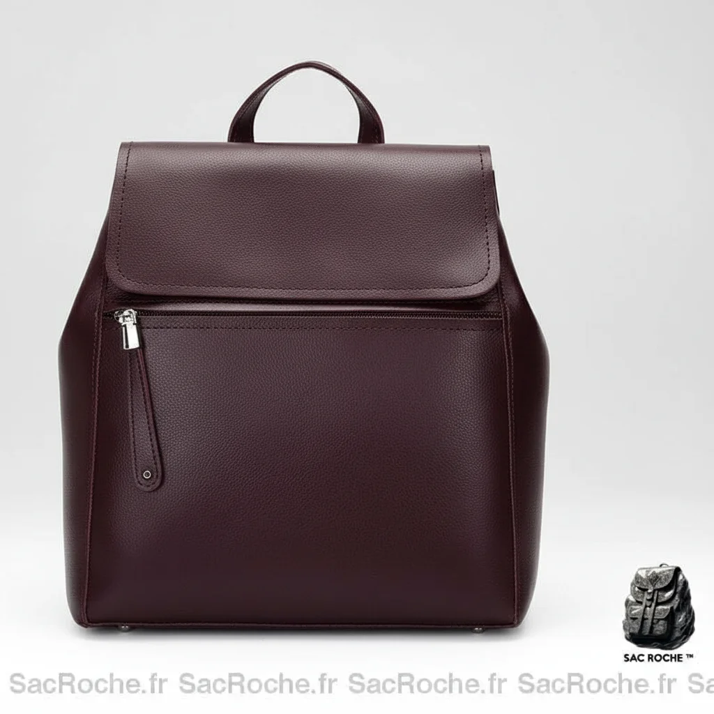 Petit sac à dos cuir polyvalent élégant - Vue 4 - petit sac à dos