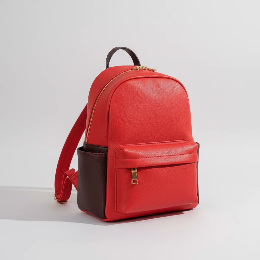 Petit sac à dos cuir pu bicolore - Vue 12 - petit sac à dos