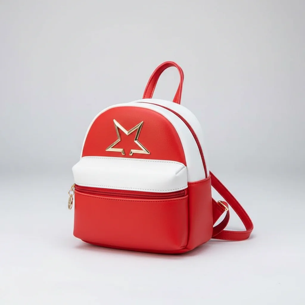 Petit sac à dos cuir pu bicolore - Vue 13 - petit sac à dos