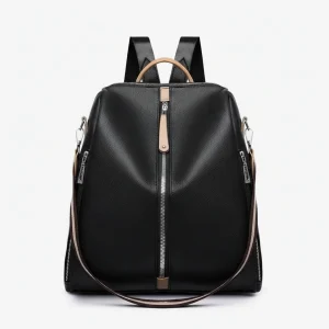 Petit sac à dos cuir véritable femme noir - Vue 2 - petit sac à dos