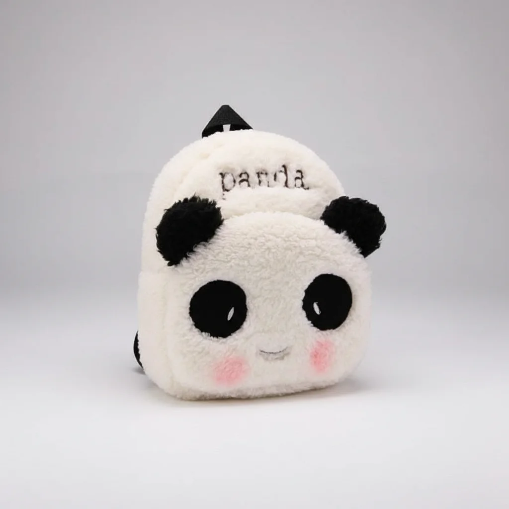 Petit sac à dos enfant panda en polyester - Vue 1 - petit sac à dos