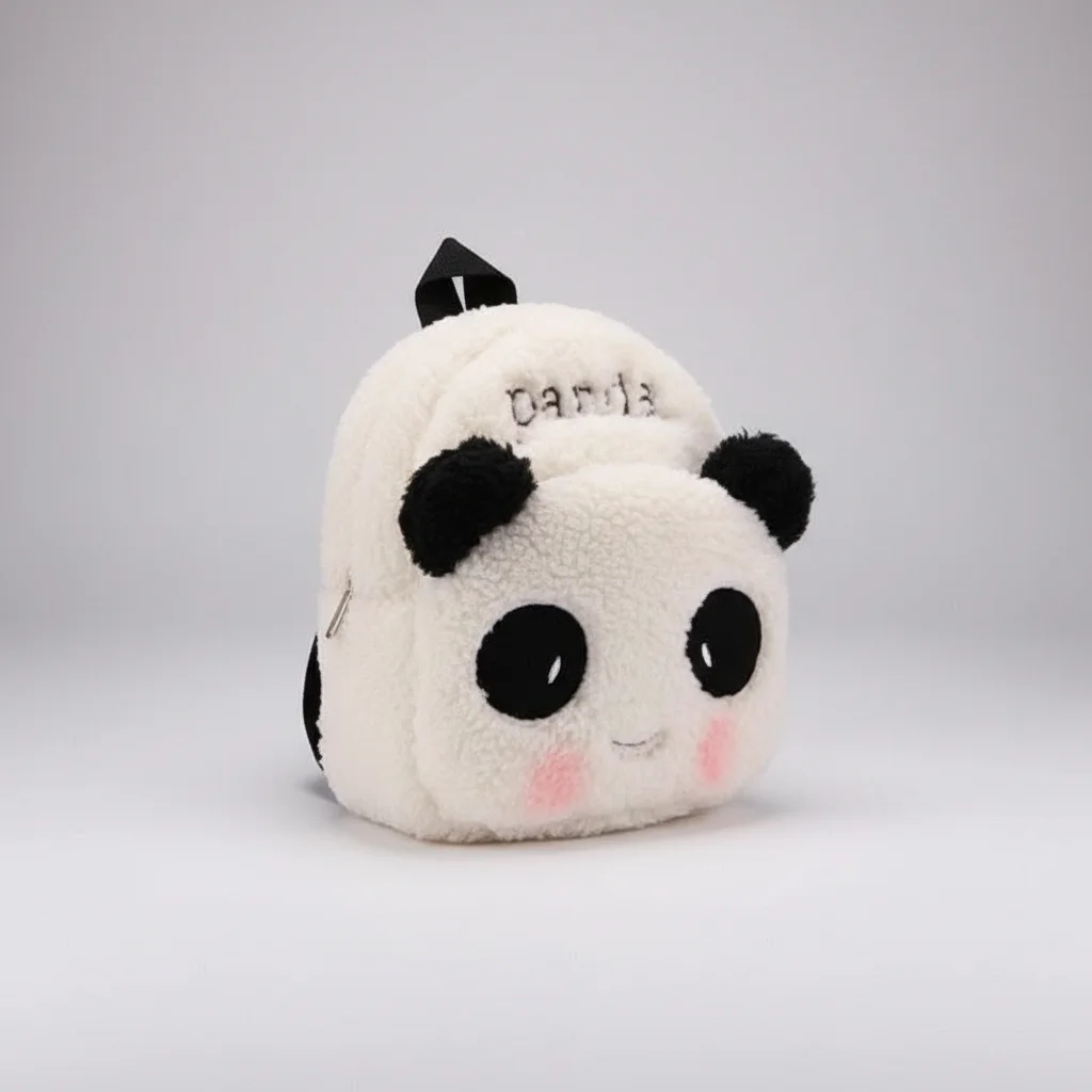 Petit sac à dos enfant panda en polyester - Vue 3 - petit sac à dos