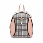 Petit sac à dos femme à carreaux - Vue 1 - petit sac à dos