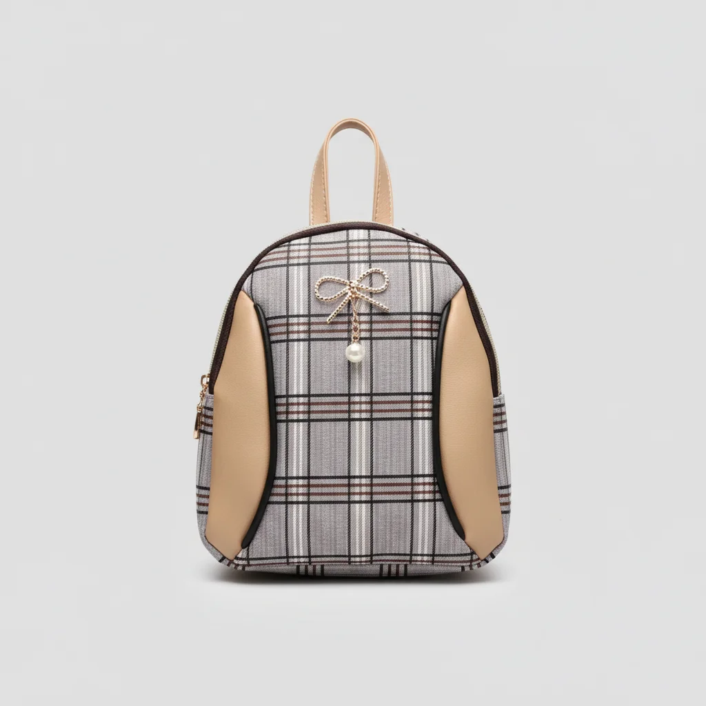 Petit sac à dos femme à carreaux - Vue 8 - petit sac à dos