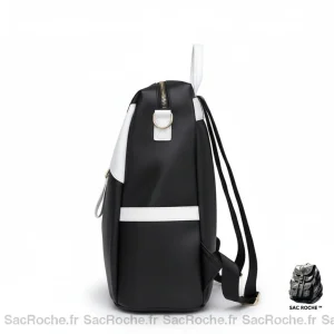 Petit sac à dos femme anti-vol cuir pu - Vue 2 - petit sac à dos