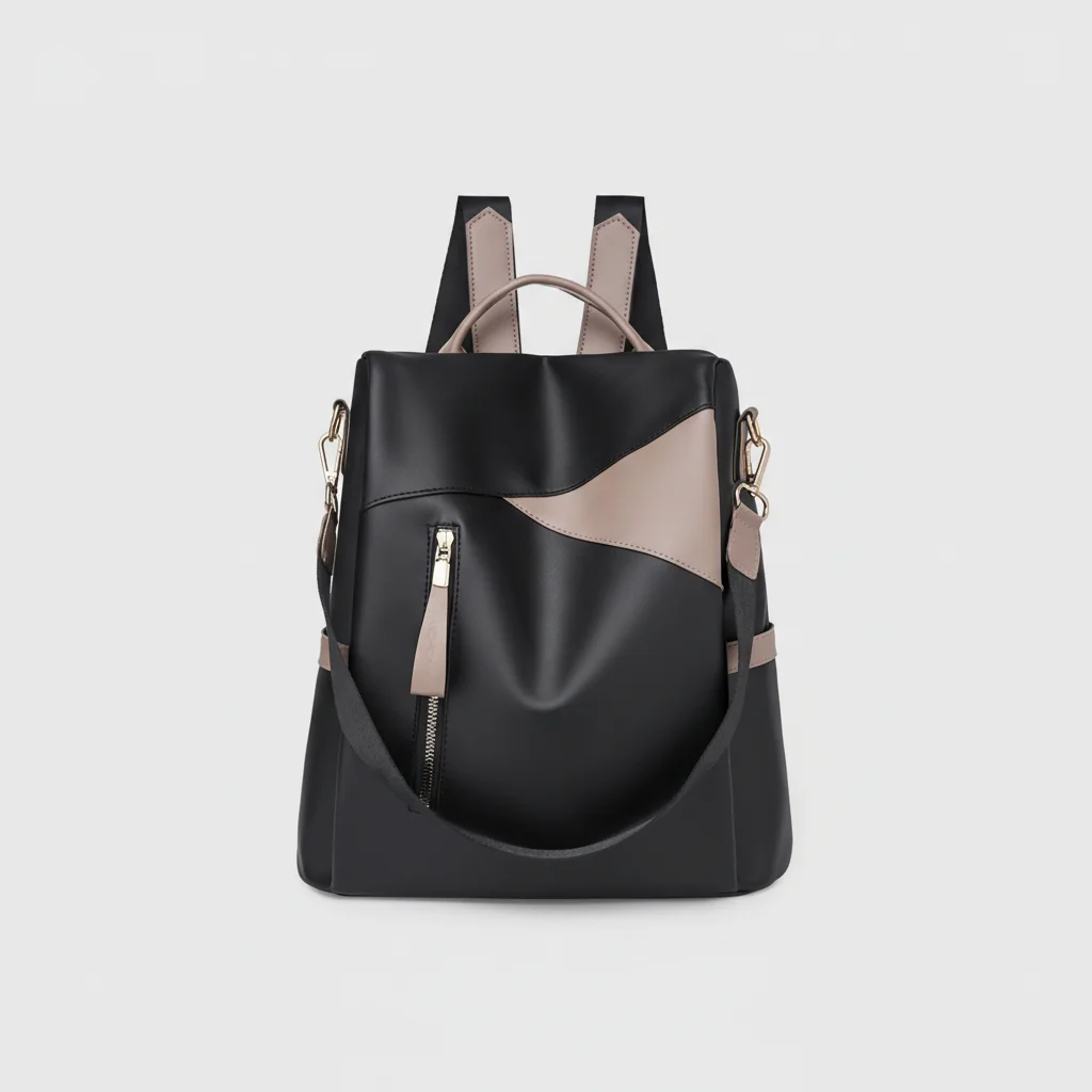 Petit sac à dos femme anti-vol cuir pu - Vue 6 - petit sac à dos