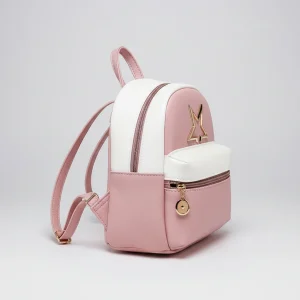 Petit sac à dos femme bi-matière - Vue 2 - petit sac à dos