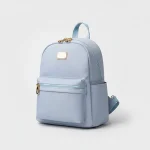 Petit sac à dos femme bleu ciel oxford - Vue 1 - petit sac à dos
