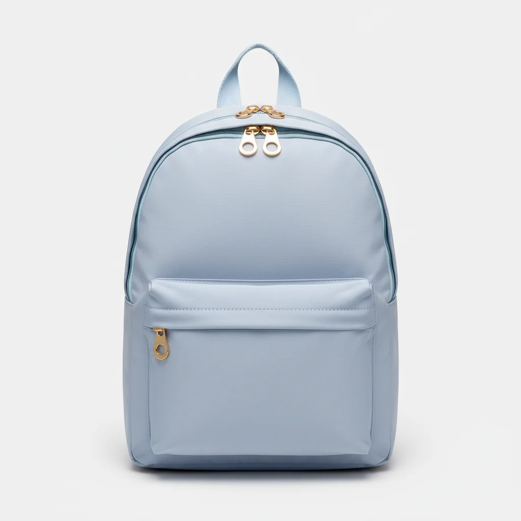 Petit sac à dos femme bleu ciel oxford - Vue 18 - petit sac à dos