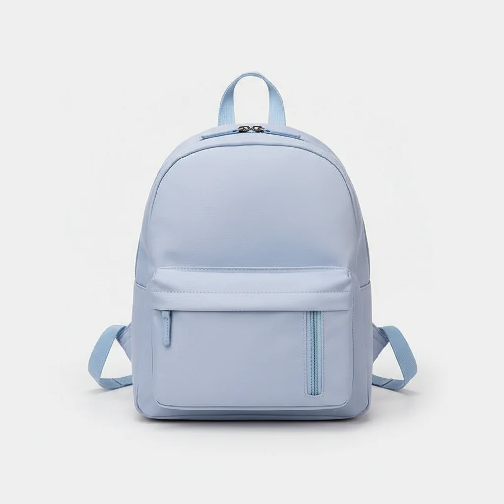 Petit sac à dos femme bleu ciel oxford - Vue 21 - petit sac à dos