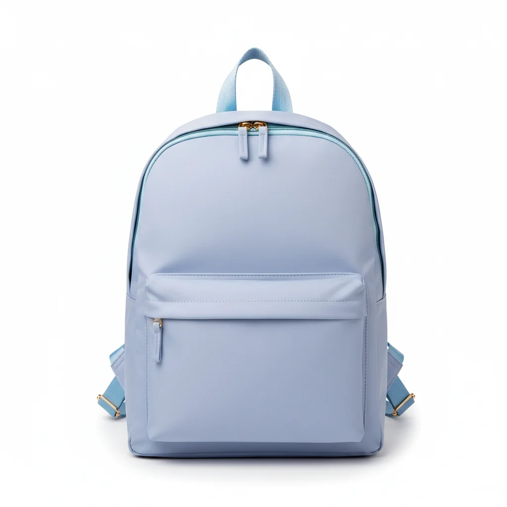 Petit sac à dos femme bleu ciel oxford - Vue 7 - petit sac à dos