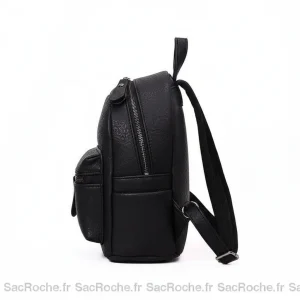 Petit sac à dos femme cuir moderne - Vue 2 - petit sac à dos