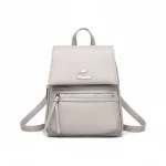 Petit sac à dos femme grainé polyvalent - Vue 1 - petit sac à dos