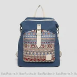 Petit sac à dos femme motif bohème - Vue 1 - petit sac à dos