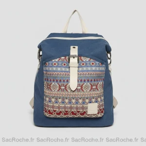 Petit sac à dos femme motif bohème - Vue 1 - petit sac à dos