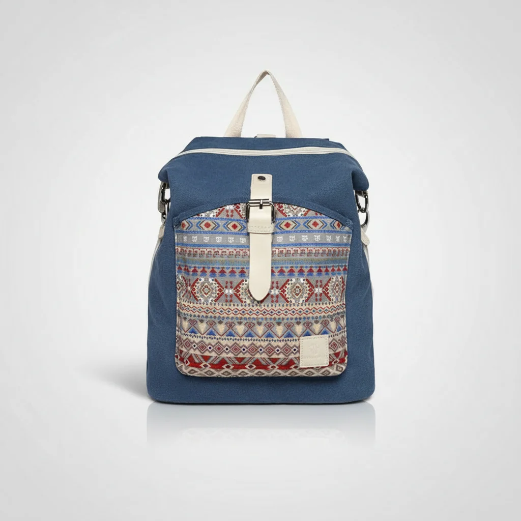 Petit sac à dos femme motif bohème - Vue 4 - petit sac à dos