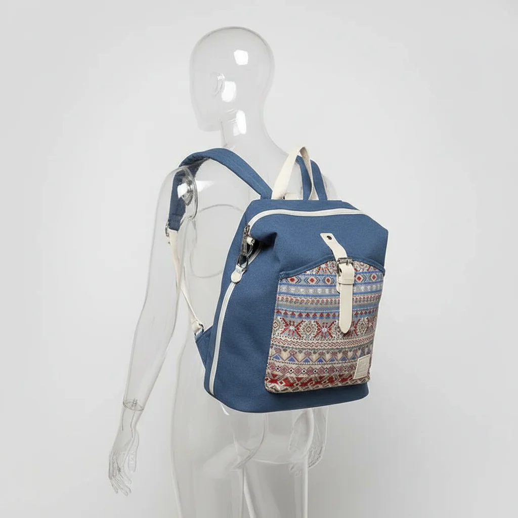 Petit sac à dos femme motif bohème - Vue 5 - petit sac à dos
