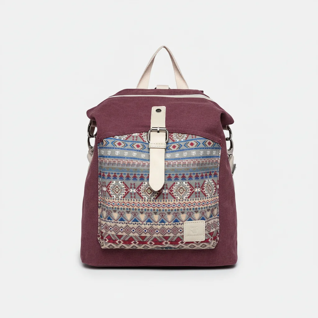 Petit sac à dos femme motif bohème - Vue 8 - petit sac à dos