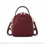 Petit sac à dos femme multi-zip polyvalent - Vue 1 - petit sac à dos