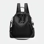 Petit sac à dos femme noir étanche - Vue 1 - petit sac à dos