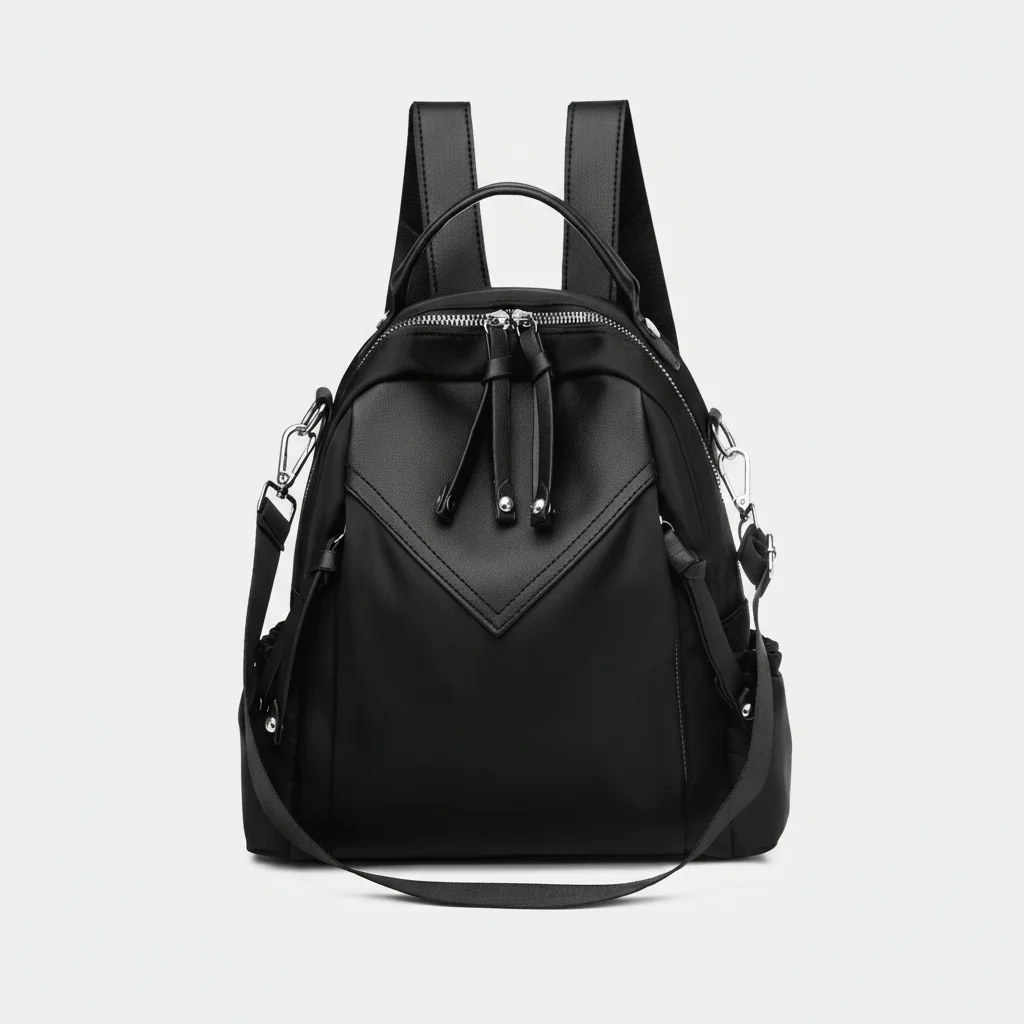 Petit sac à dos femme noir étanche - Vue 2 - petit sac à dos