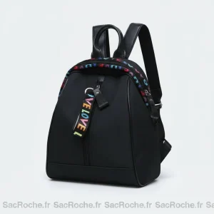 Petit sac à dos femme noir style coréen - Vue 1 - petit sac à dos