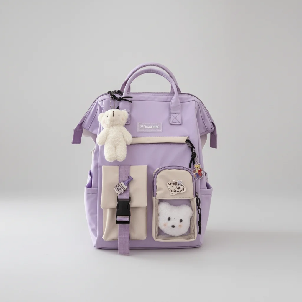 Petit sac à dos femme polyvalent en polyester - Vue 1 - petit sac à dos