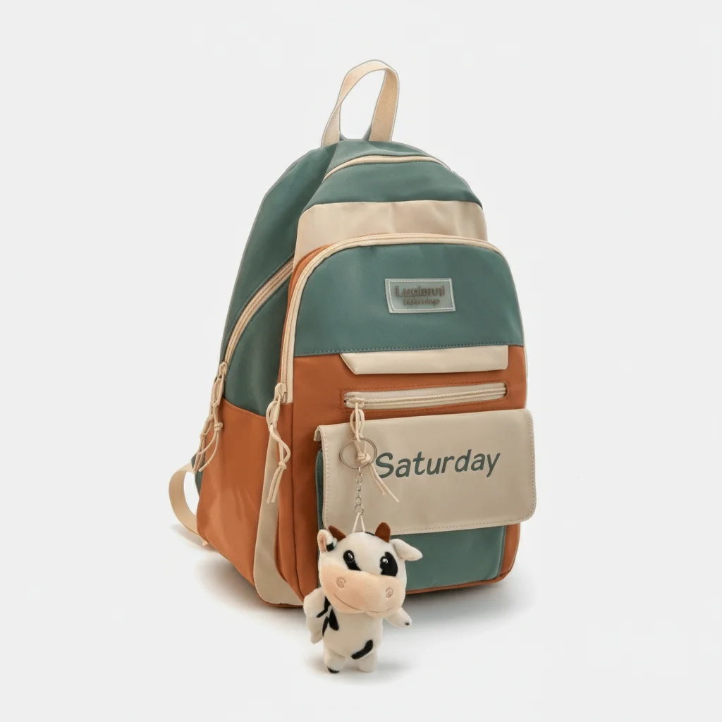 Petit sac à dos femme polyvalent en polyester - Vue 6 - petit sac à dos